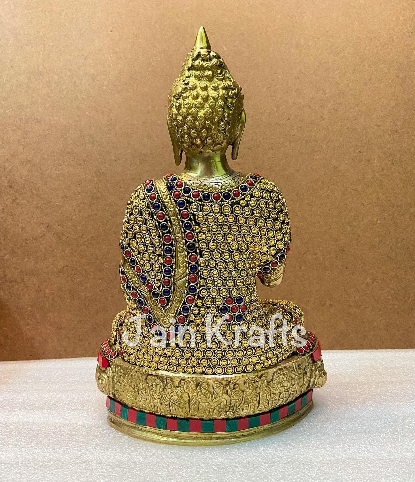 Brass Sitting buddha Ji Idol